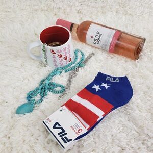 FILA No Show 3 Pck Multicolor Sz 6-10